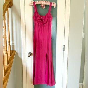 Line & Dot Hot Pink Dress